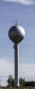 Happy Face on the water tower