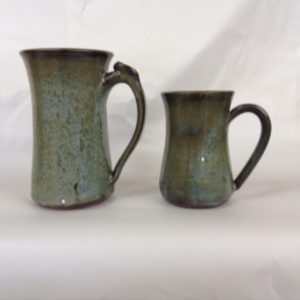 Mugs for hot and cold beverages. 